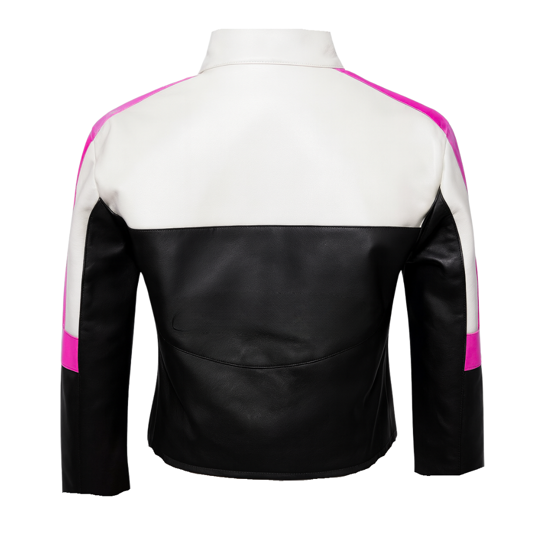Miniatura 5 de CHAQUETA DAMA MOTERA FERRARI - COLOR: NEGRO-FUCSIA, TALLAS: L
